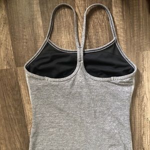 Lululemon striped skinny tank top